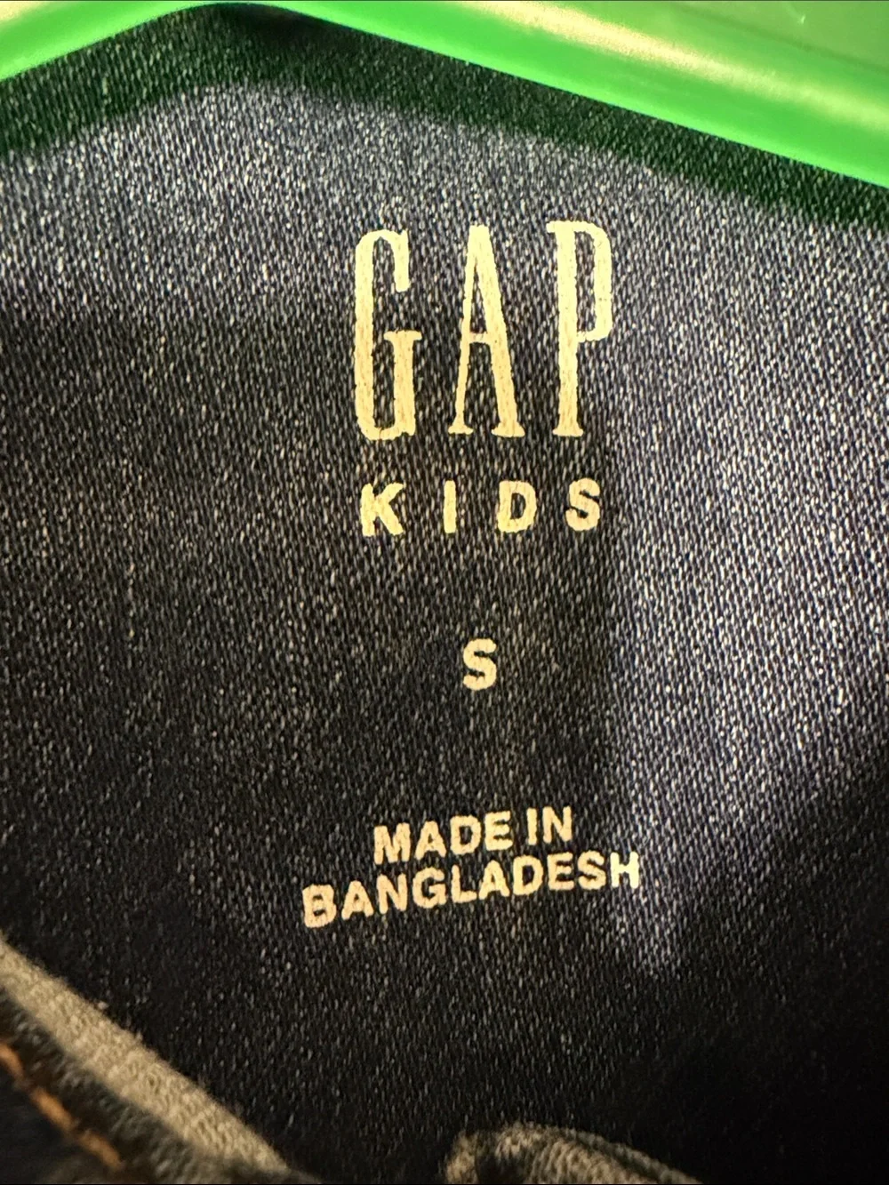 GAP Kids Girls Stretch Denim Jean Jacket Size S 6-7 Blue Like New